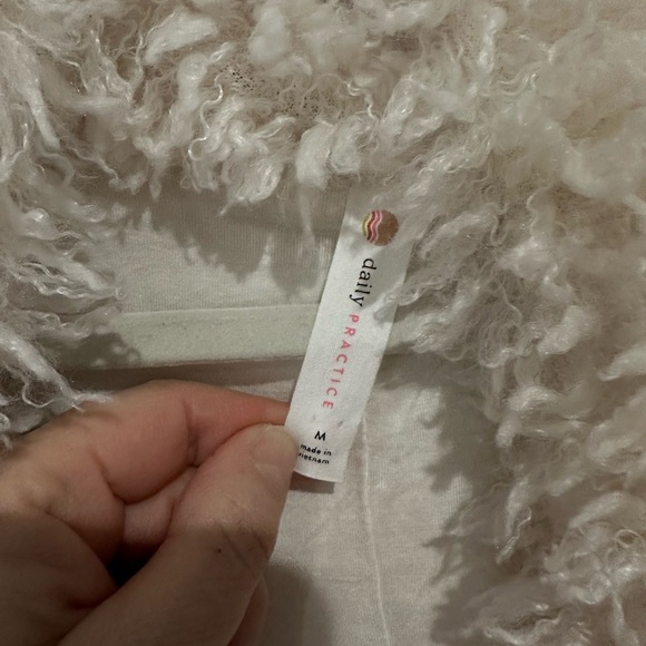 Daily Practice by Anthropologie Faux-Fur Jacket size Medium - Picture 4 of 6